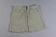 American Eagle Beige Skirt Corduroy Casual Y2K Front Zipper Casual Size 6