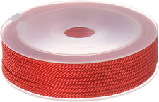 Twisted Nylon Twine Thread Beading Cord 2mm 13M/43 Feet Extra-Strong Braided Nyl