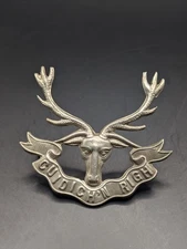 Seaforth Highlanders Original British Army Cap badge. Vintage Military 