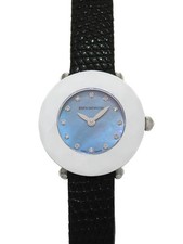 BIJOU MONTRE Angel Eye Collection 53010T 28mm Blue Dial Steel Box Card #T526