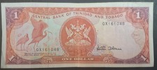 (1997-2002) Trinidad and Tobago 1 Dollar P36d, QX161048, sig Dookeran. 