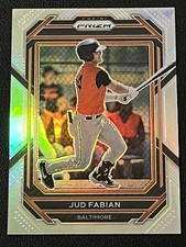 2023 Panini Prizm #165 Jud Fabian Silver Prizms Baltimore Orioles Baseball Card