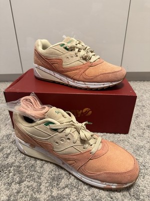Saucony Grid 8000 Sneaker shrimp Wildleder Rosa/Beige EU 44 US 10 S70262-1
