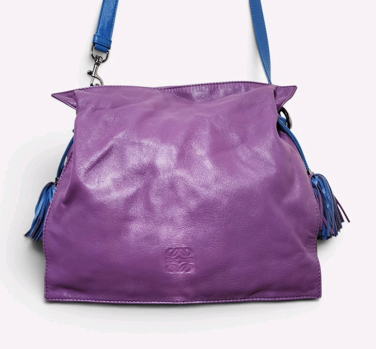 ロエベ パープルスエードボストンバッグ 楽天市場】LOEWE（カラー