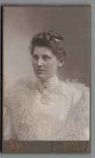 Foto CdV Dama Cassel 1908 Carl Breuer dedica Marie Knierim Martha Crede (C2307)