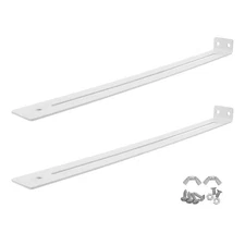 2 Pcs Drawer Support Bracket Slide Guides Bathroom Tracks Replacement Kit