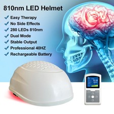 810nm Near Infrared Photobiomodulation PBM Therapy Helmet for Stroke Alzheimer