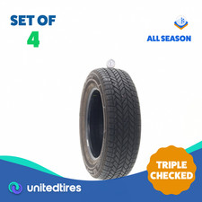 Set Of 4 Used 19565r15 Bridgestone Weatherpeak 91h - 7-7.532 Set Of 4 Used 19565r15 Bridgestone Weatherpeak 91h - 7-7.532