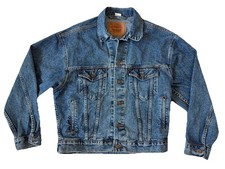 Vintage Levi Strauss Jean Jacket Red Tag 70507 4890 Made In USA Men Small