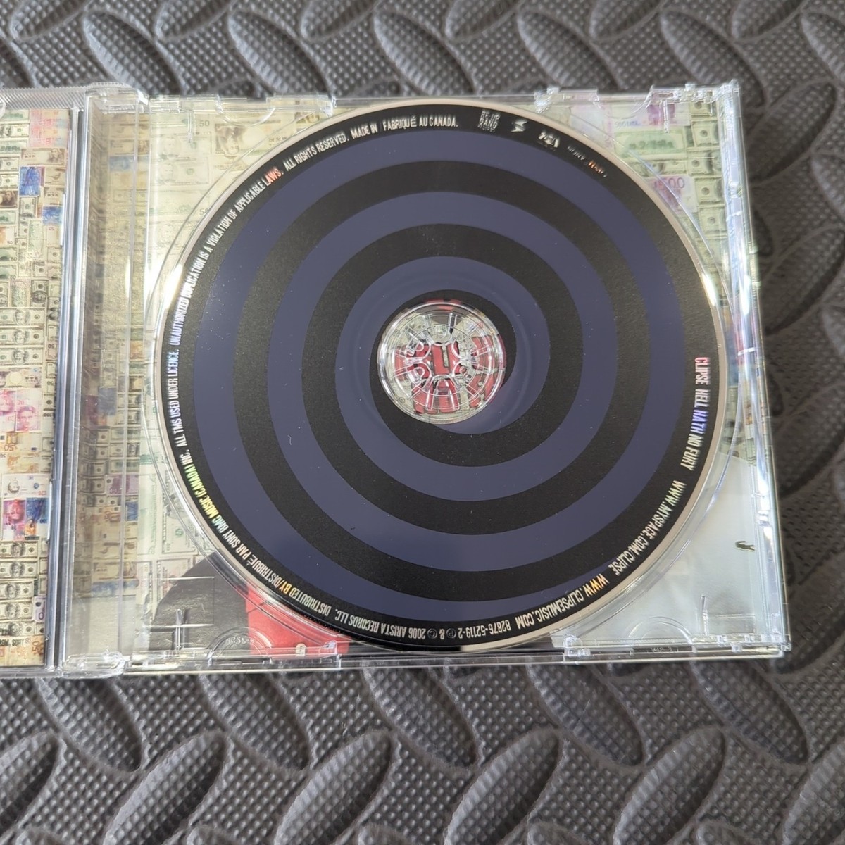 Clipse Hell Hath No Fury CD Re-Up Gang Records 2006 Pusha T No