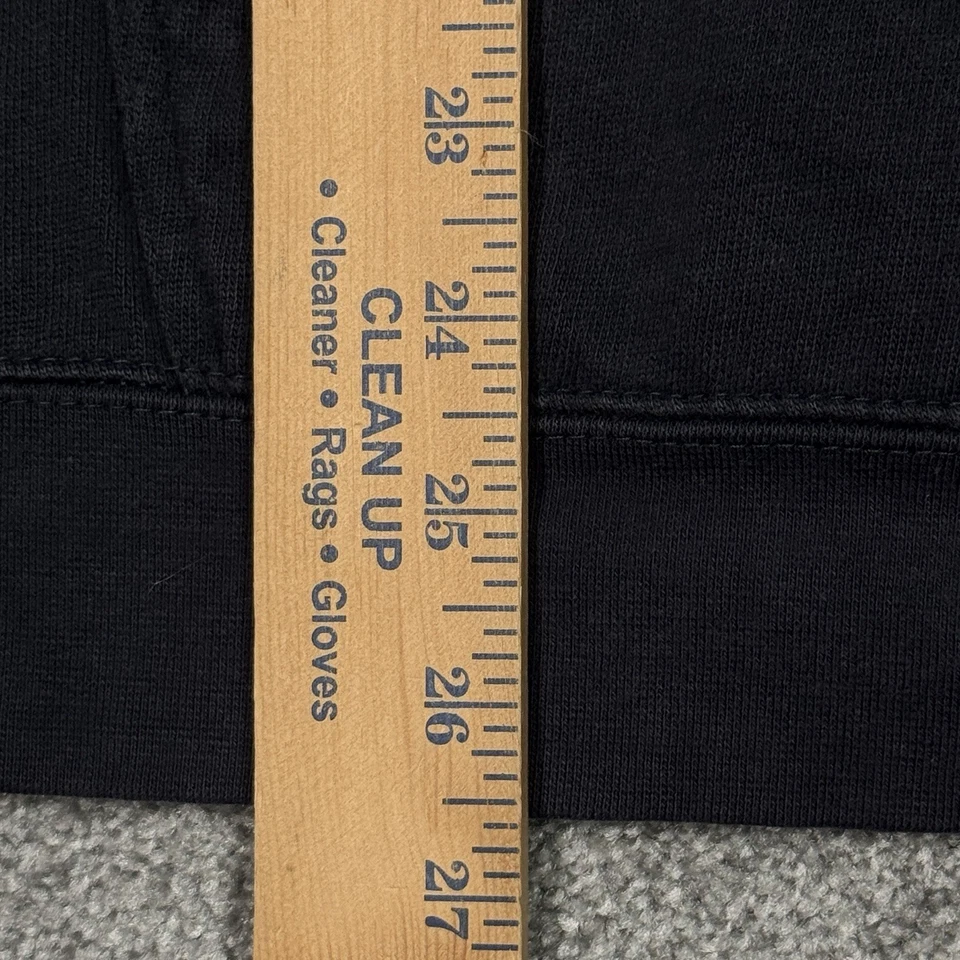 Mossimo Sweatshirt Men Large Black Pullover Hoodie Sweater Surf Skateboard Y2K - Image 4 of 4