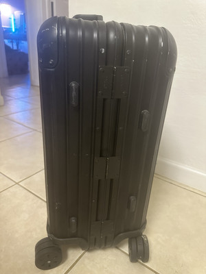 Supreme x Rimowa Topas Multiwheel 45L Black 4-wheels Carry Case