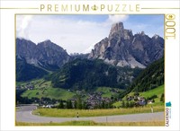 Calvendo Puzzle Corvara With The Sassongher | 1000 Pieces, Finished Size 25.2 ×
