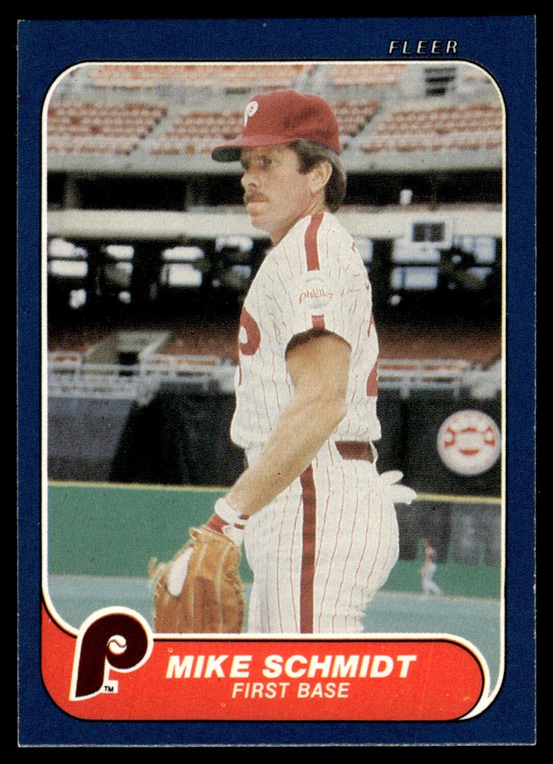1986 Fleer Mike Schmidt #450
