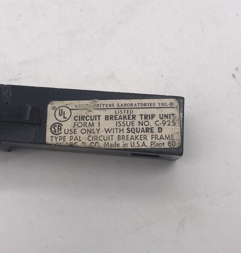 HOUSTON STOCK SQD PA-1600RC 1600 AMP TRIP UNIT COLUMN REFURBISH FREE 2 DAY AIR - Picture 6 of 6