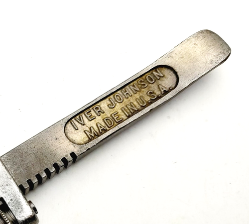 Vintage IVER JOHNSON Motorrad Fahrrad 6" verstellbarer Schraubenschlüssel - Made in USA - Bild 2 von 4