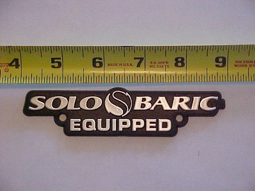 KICKER SOLOBARIC Equipped Chrome emblem PLATE, NEW !!! Exclusive solo plate 