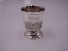 CARDEILHAC BEAU COQUETIER  EN ARGENT MASSIF FRANCE POINCON MINERVE KARINE