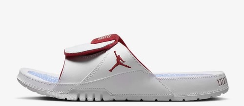NEW Nike Jordan HYDRO XI Retro Slides White Varsity Red (AA1336 166) Size  14 | eBay