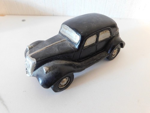 Polystone Old Car Black 5" - Picture 3 of 4