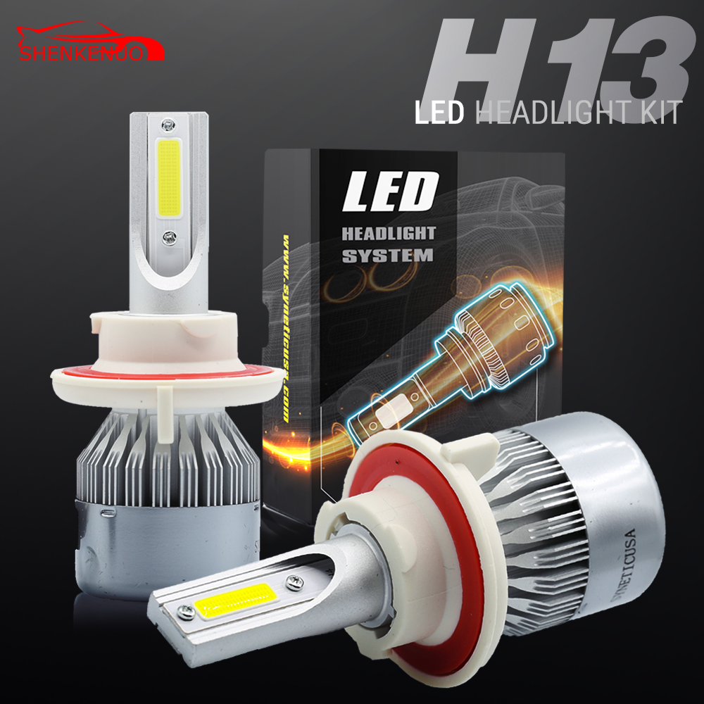 H13 100W LED Headlight Bulbs for Dodge RAM 1500 2500 3500 20062012