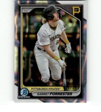 2024 Bowman Chrome Prospects Refractor Lava #BCP-148 Garret Forrester RC 19/399