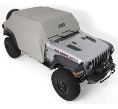 ［値下げ］SmittyBilt ロールバーカバー　JLラングラー Smittybilt Cab Cover with Door Flaps (Gray) For 18-22 Jeep