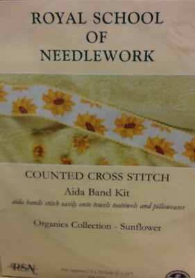 Sonnenblume Aida Band Kreuzstich Kit-DMC - 2'' x 21''