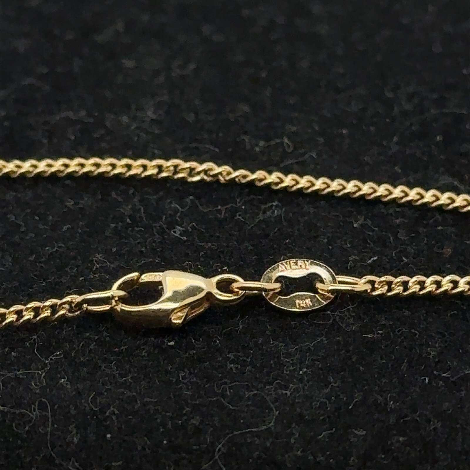 James Avery 14k Yellow Gold Serenity Descending Cross Pendant Fine Curb