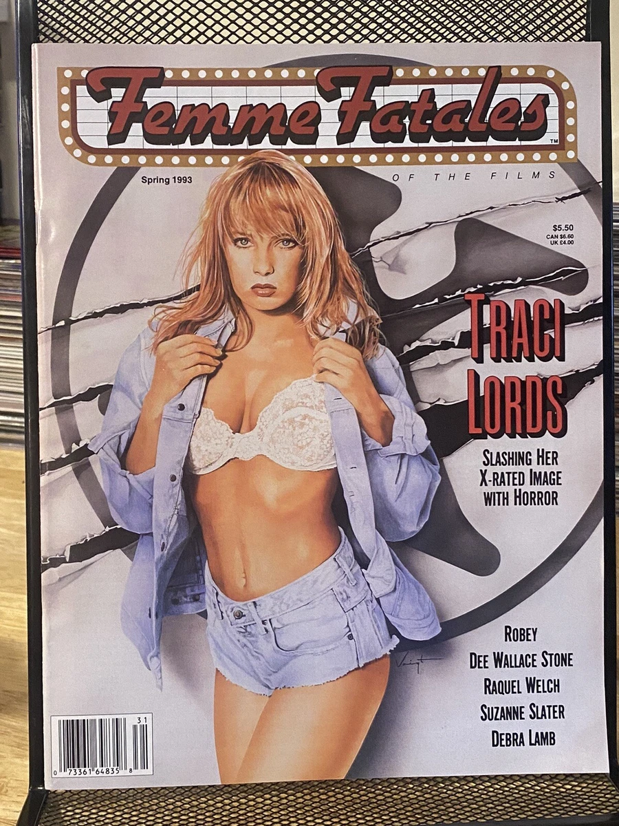 FEMME FATALES TRACI LORDS COVER VOL. 1 NUMBER 4 SPRING 1993 B&B MAGAZINE  | eBay