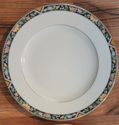FOUR OSCAR DE LA RENTA Dinner Plate FLEUR ROYALE Fine Ivory LAF19 Japan #2
