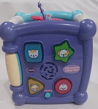 VTech Busy Learners Activity Cube Pink Purple Electronic Baby Toddler Toy