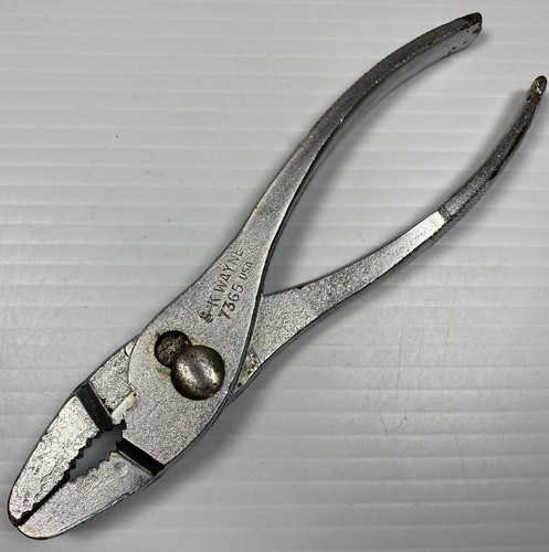 Vintage S-K Wayne Tools 7365 Thin Nose Slip Joint Pliers Tool 6-1/2" Long USA SK - Picture 12 of 12