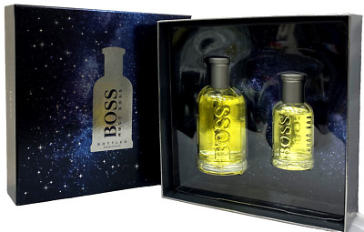 BOSS #6 HUGO BOSS BOTTLED 100ML 3.3 OZ EDT SP & 30ML 1.Oz EDT SP GIFT SET MEN