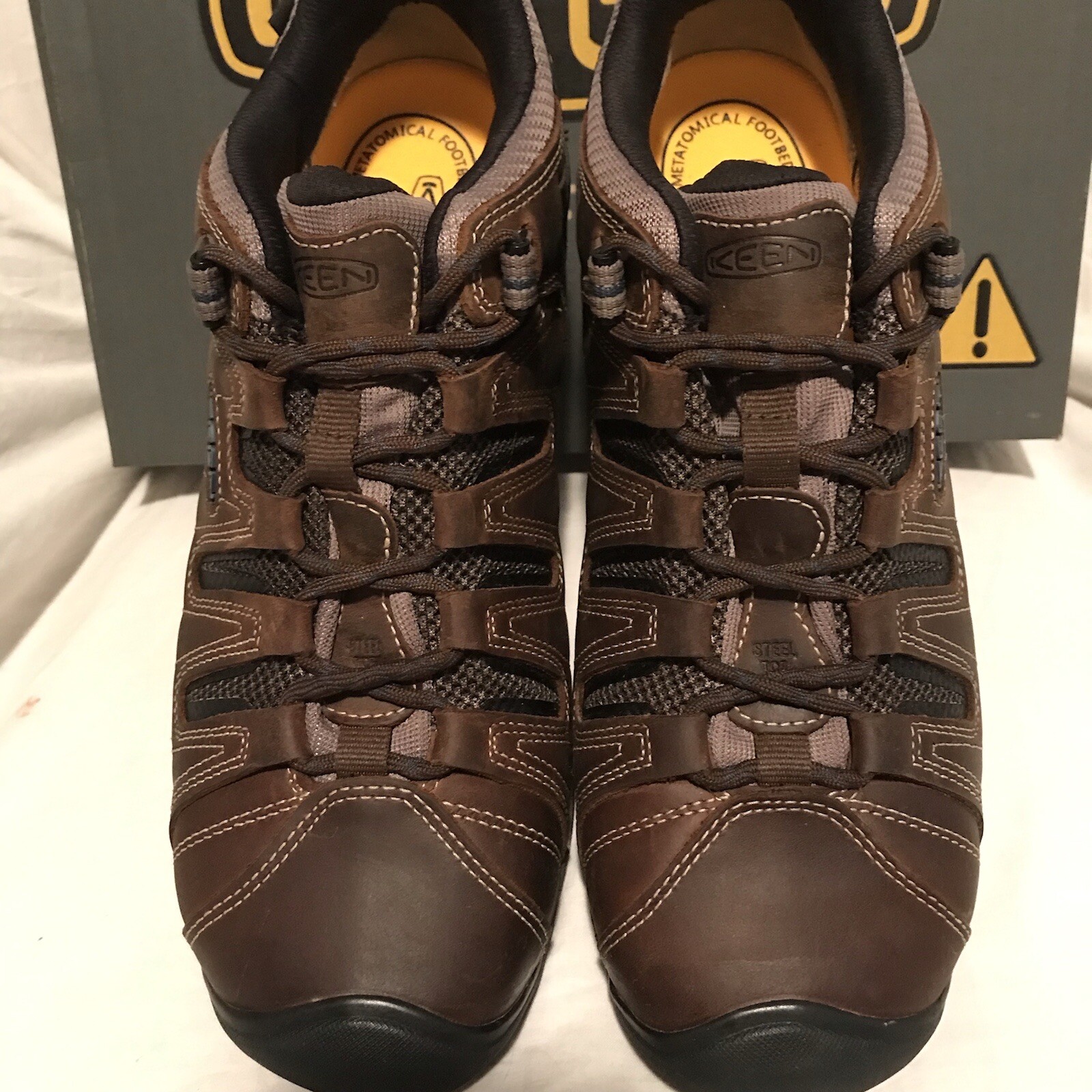 Scarpe da lavoro NUOVE KEEN Utility uomo taglia 7 5 Flint II (2) punta acciaio WP 1023236