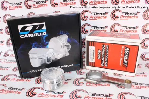 CP Pistons Manley Rods for KA24E/KA24DE BR 89.5mm 8.0 E/9.0 DE CR SC7300/14006-4