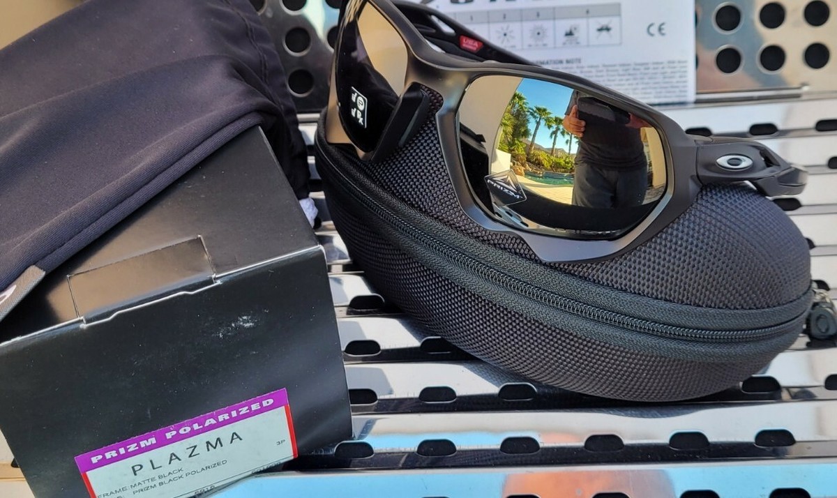 New Oakley PLAZMA 9019-0659 Sunglasses Matte Black w/ Prizm New Oakley PLAZMA 9019-0659 Sunglasses Matte Black w/ Prizm