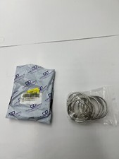 QTY 40 CleverDelights Heavy Duty Round Split Key Ring Connector 2" Diameter