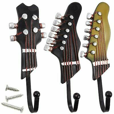Vintage Guitar Shaped Decorative Hooks Rack Hangers For Hanging
