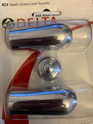 DELTA  A24 Faucet Handles Chrome Metal