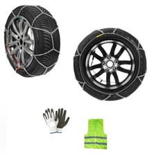 CATENE DA NEVE 9MM PNEUMATICO 145/70 14" CERCHIO 14" 1 COPPIA OMOLOGATE PER AUT