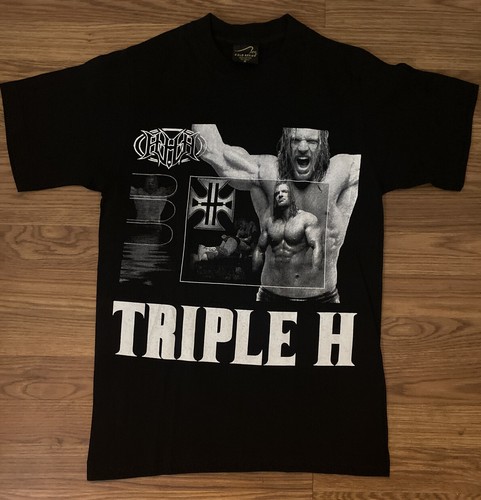 Triple H Tee T Shirt Vintage Small S 