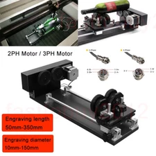 CNC Rotary Axis Roller Shaft for CO2 Laser Engraving Machine+57 Stepper Motor