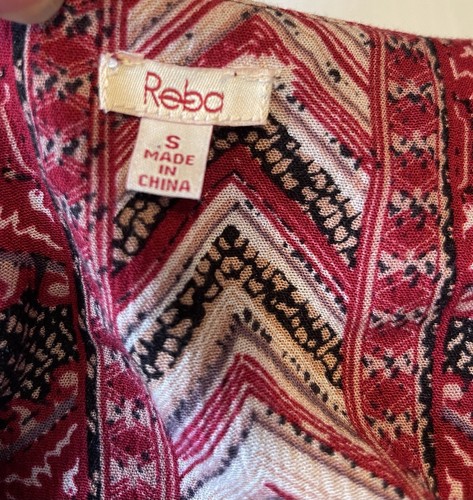 Reba Red South Western Yellowstone Dress Size Small Beth Dutton - Picture 12 of 13