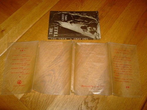 GREY OWL-THE TREE-SIGNED-1ST-1937-HB-VG-+ ULTRA RARE GLASSINE D.J. - Bild 4 von 8