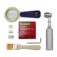 QFH-Manual Cross Adhesion Tester, 1MM / 2MM / 3MM, Blades with Magnifying Glass