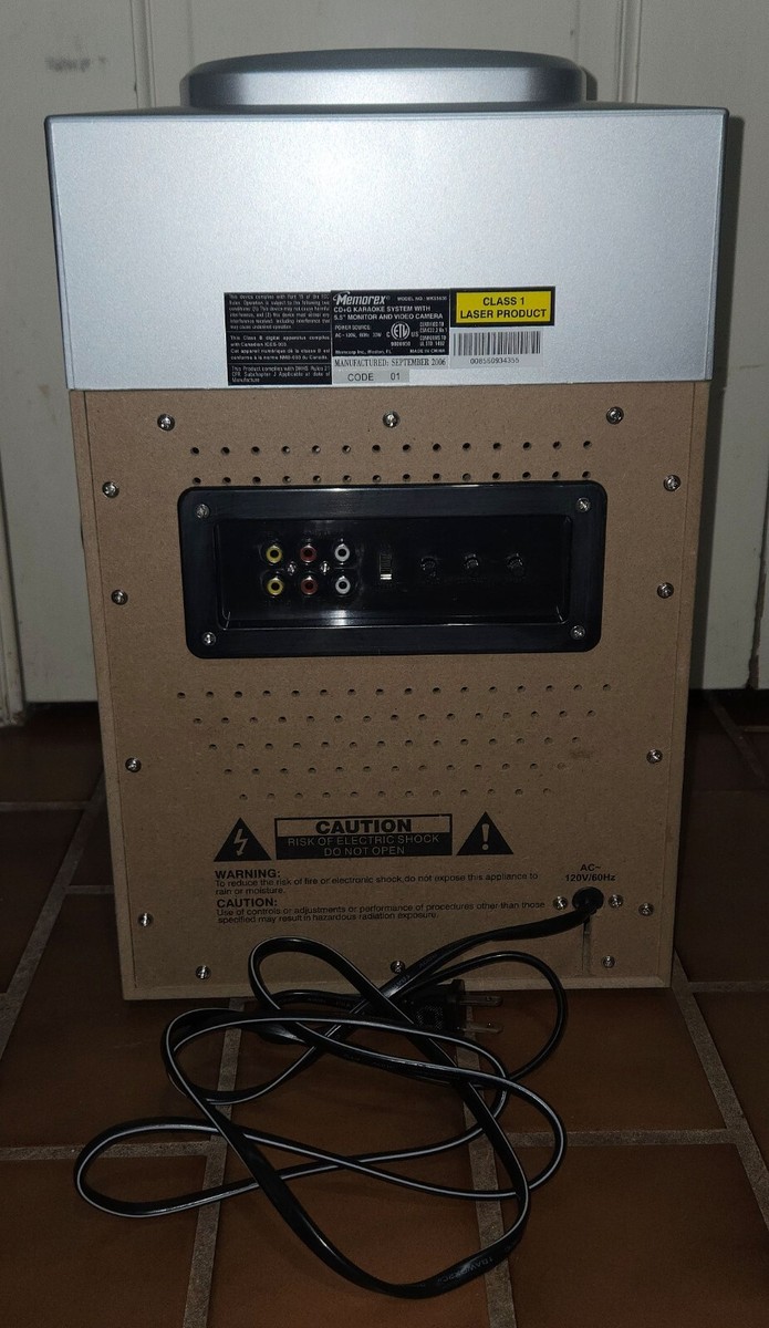 Memorex MKS5636 CD + Graphics Karaoke system with Video Camera