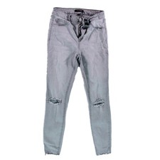 Refuge Gray Women's Ripped Jeans 4