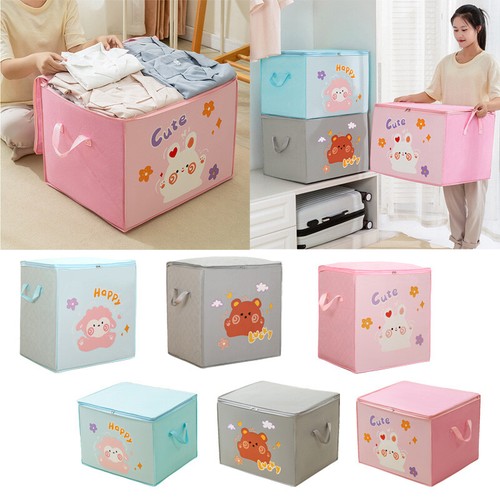 Large Collapsible Storage Box Foldable Jumbo Storage Chest Kids Room