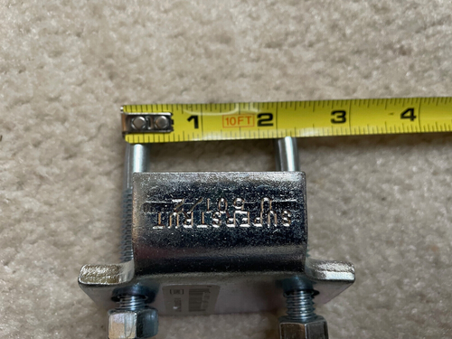 Superstrebe ZU501EG Trägerklemme und U-Bolzen elektrosilber verzinkt / 2 Stück - Bild 4 von 5